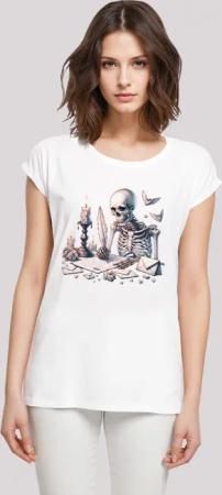 F4NT4STIC T-Shirt "Skelett Liebesbrief Valentinstag", Premium Qualität