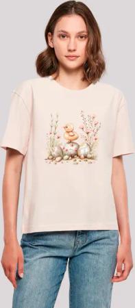 F4NT4STIC T-Shirt "Ostern Küken Ei Blumen", Premium Qualität