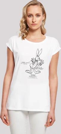 F4NT4STIC T-Shirt "Looney Tunes Bugs Bunny White Belly", Print