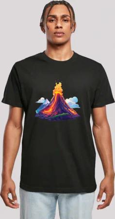 F4NT4STIC T-Shirt "Vulkanausbruch", Premium Qualität