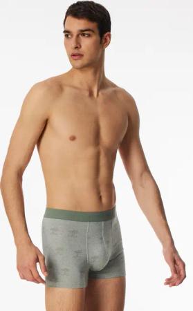 Shorts 3er-Pack Organic Cotton Webgummibund uni/gemustert mehrfarbig - 95/5 8