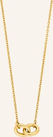 Leaf Halskette ETERNAL TOUCH aus 14 Karat Gelbgold