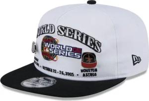 New Era Snapback Cap Golfer WORLD SERIES 2005 PIN White Sox Astros
