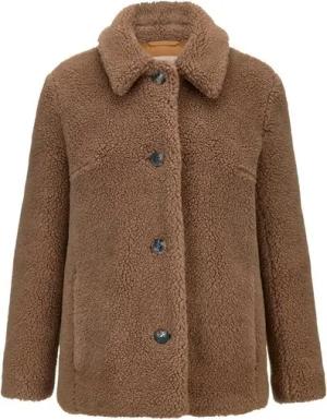 Hessnatur Outdoorjacke aus Schurwolle mit Bio-Baumwolle und Kamelhaar (1-St)