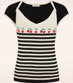 Josie Cherries Pullover in Schwarz