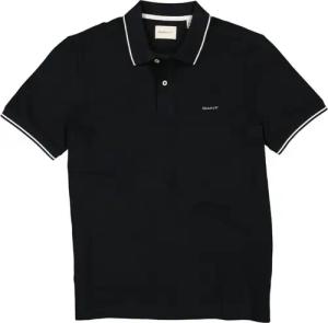 Gant Herren Polo-Shirt schwarz