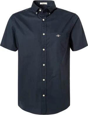 Gant Herren Kurzarmhemd blau