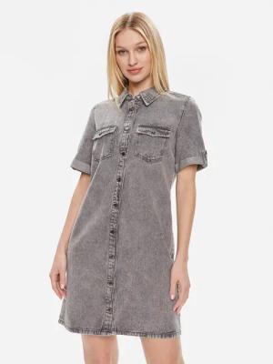 Vero Moda Jeanskleid Jennie 10309665 Grau Regular Fit