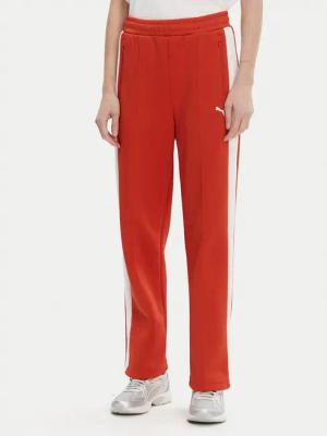 Puma Jogginghose T7 Always On 629797 Rot Straight Fit