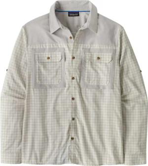 Patagonia Ms L/S Self Guided Sun Shirt Herren (Hellgrau M Größe)