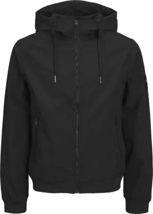 Jack & Jones Kapuzenjacke - JJEBASIC SOFTSHELL HOOD NOOS - S bis XL - für Männer - Größe XL - schwarz