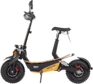 SXT Scooters E-Motorroller Monster EEC mit Blei Akku, 2000 W, 45 km/h, bis zu 30 km Reichweite, mit Straßenzulassung