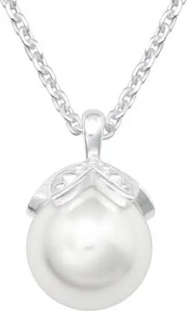 ALEXANDER YORK Kette mit Anhänger BLÜTENKELCH MIT PERLE, 2-tlg., 925 Sterling Silber