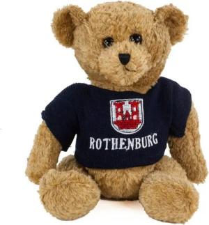 Teddys Rothenburg Kuscheltier Teddybär Rothenburg 20 cm dunkelblauer Pulli