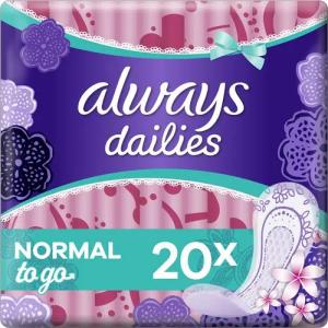 always Slip-Einlage always Slipeinlage Normal to go – mit Geruchsneutralisierung 20
