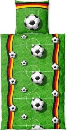 VertriebsArena GmbH Bettwäsche Mf Bettwäsche Fußballfeld