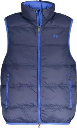 La Martina Outdoorjacke Ärmelloses Herrenhemd Blau - Stilvolle Details und Funktionalität