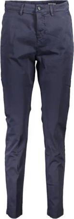 North Sails 5-Pocket-Hose Damenhose Blau aus Bio-Baumwolle mit Taschen und Reißverschluss
