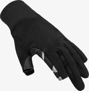 Segelhandschuhe Damen/Herren zwei Finger geschnitten 900 schwarz