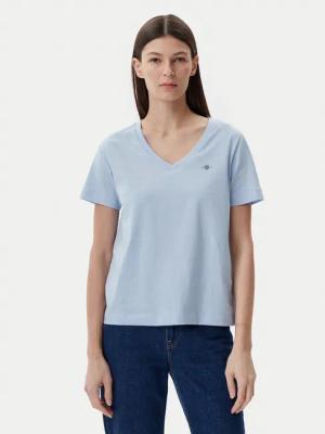Gant T-Shirt Shield 4200750 Blau Regular Fit