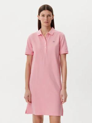 Gant Kleid für den Alltag Shield 4201529 Rosa Regular Fit