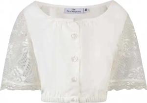 Dirndlbluse Libby (creme, Gr. 86-92) von Stockerpoint Trachtenkids für Damen, Oberteile, 60% Polyester, 20% Baumwolle, 15% Polyamid, 5% Elastan