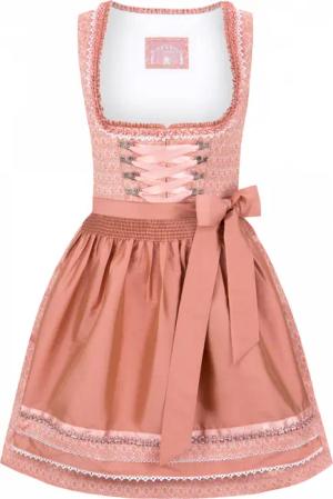 Dirndl Lilly (apricot, Gr. 36) von Stockerpoint Wiesnwuid für Damen, 100% Baumwolle