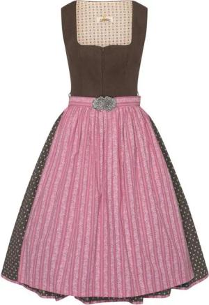 Almsach Dirndl Midi Dirndl mit Reißverschluss