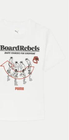 Puma T-Shirt Mid 90s 685144 Weiß Regular Fit