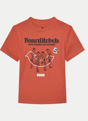 Puma T-Shirt Mid 90s 685144 Rot Regular Fit