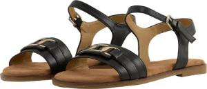 TOM TAILOR Damen Flache Sandalen mit weicher Sohle, schwarz, Uni, Gr. 39
