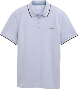 TOM TAILOR Herren Piqué Poloshirt mit Stretch, blau, Uni, Gr. XXXL