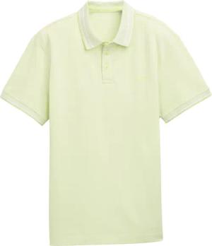 TOM TAILOR Herren Piqué Poloshirt mit Stretch, grün, Uni, Gr. XL