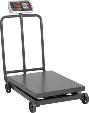 Steinberg Systems Präzisionswaage 600 kg/ 100 g Plattformwaage Paketwaage Digitalwaage Industrie rollbar