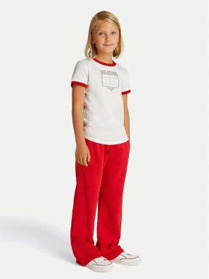 Tommy Hilfiger T-Shirt KG0KG08528 S Weiß Regular Fit