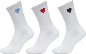Vero Moda 3er-Set hohe Damensocken Mel 10326816 Weiß
