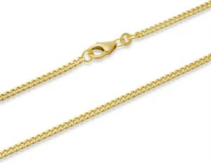 585er Goldkette: Panzerkette Gold 55cm