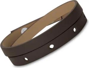 Unisex-Wickelarmband dunkelbraun