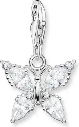 Schmetterling Charm aus Sterlingsilber mit Zirkonia