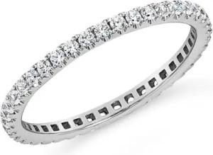 Eternity Ring mit Diamanten aus Weißgold oder Platin