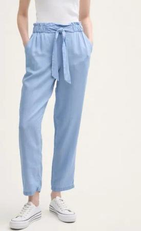 TOM TAILOR Denim 7/8-Hose Tapered Paperbag Hose