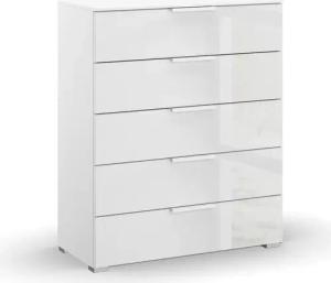 rauch Schubkastenkommode "Skat Meridian Kommode Sideboard Wäscheschrank", mit 5 Schubladen mit Glasfront in elegantem Design