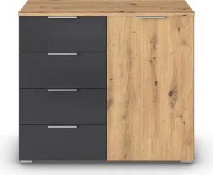 rauch Schubkastenkommode "Monza Kommode Sideboard Wäscheschrank", mit 4 geräumigen Schubkästen in trendigen Farbkombinationen