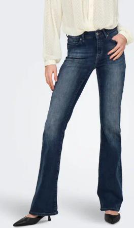 ONLY Bootcut-Jeans "ONLBLUSH ICON COIN MID FL DNM CRO300NOOS"