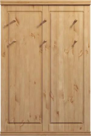 Home affaire Garderobenpaneel "Gotland", aus massiver Kiefer, FSC-zertifiziert, mit 6 Haken, 85 cm breit