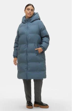 Vero Moda Curve Winterjacke 10297285 Blau Regular Fit