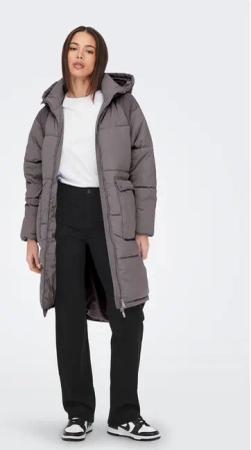 ONLY Winterjacke 15160167 Grau Relaxed Fit