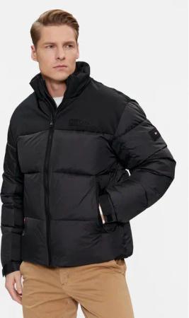 Tommy Hilfiger Winterjacke New York MW0MW32770 Schwarz Regular Fit