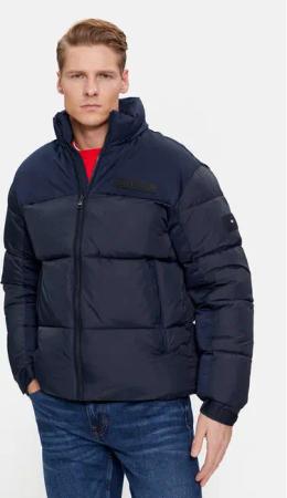 Tommy Hilfiger Winterjacke New York MW0MW32770 Dunkelblau Regular Fit