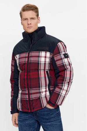 Tommy Hilfiger Winterjacke New York MW0MW33432 Rot Regular Fit